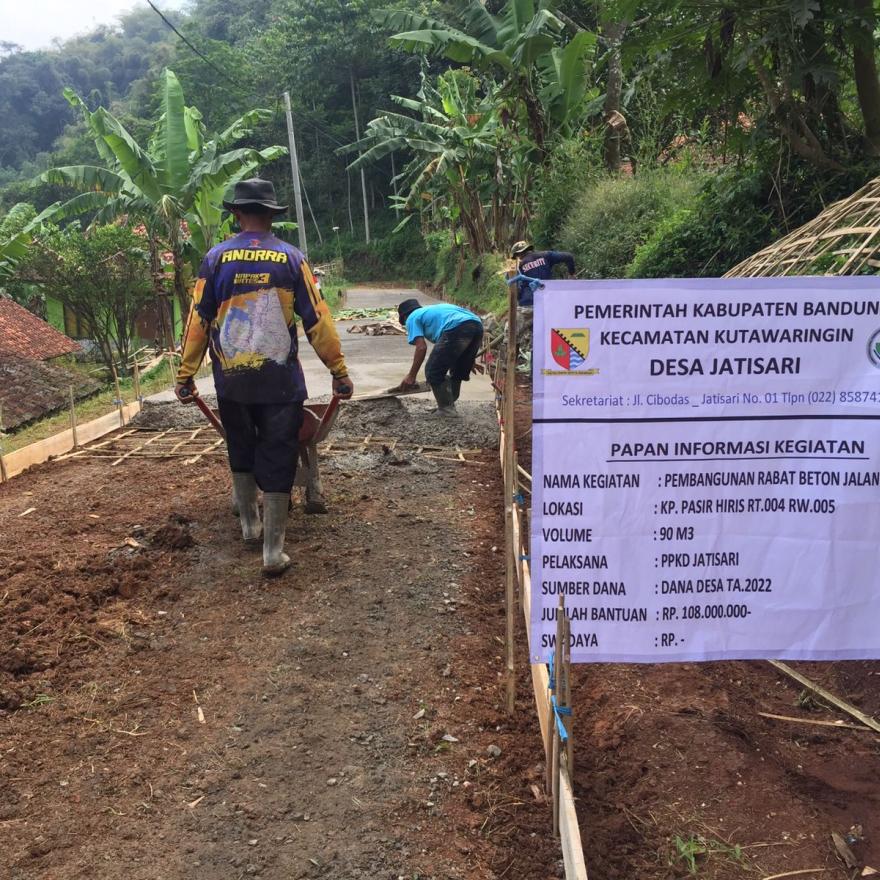PEMBANGUNAN DESA JATISARI T.A 2022